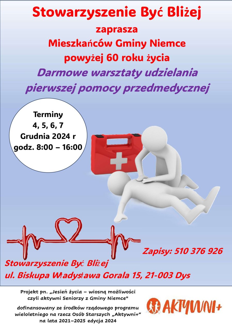 Warsztaty udzielania pierwszej pomocy przedmedycznej