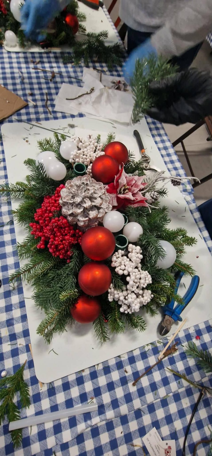 Świąteczne warsztaty florystyczne Seniorów (2025)